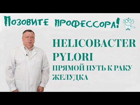 Видео: Helicobacter pylori.  Прямой путь к раку желудка