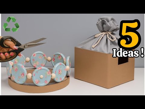 Видео: Зарабатывайте деньги на картоне и жестяных банках! 🤑♻️ 5 идей, которые вам понравятся🤩