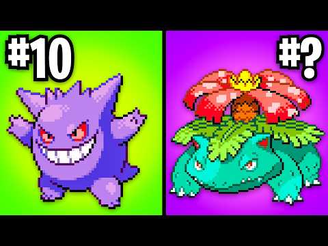 Видео: 10 сильнейших покемонов в цветах Fire Red и Leaf Green!