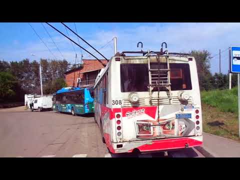 Видео: Иркутск, троллейбус ЛиАЗ-528031 №308 по тройке