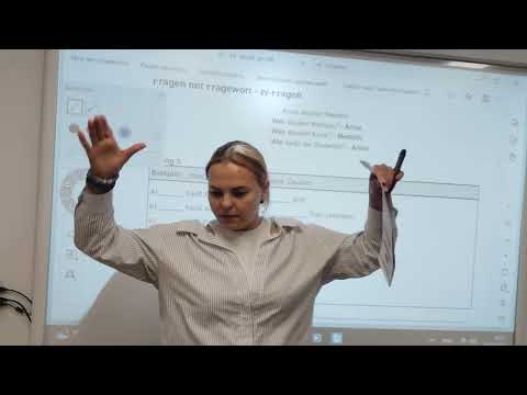 Видео: 4. Wir lernen Deutsch! Fragesatz, W-Fragen, Possessivpronomen im Nom. Немецкий язык с 💛!#deutsch
