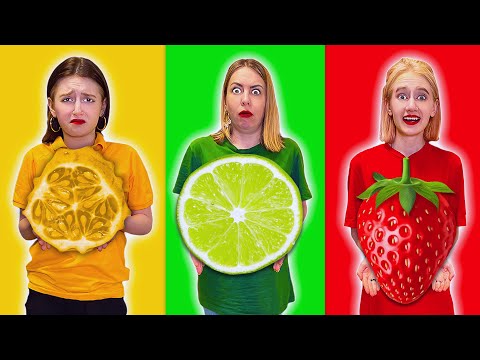 Видео: ЕДИМ по ЦВЕТАМ на Время Челлендж !!