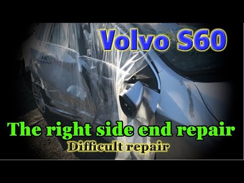 Видео: Volvo S60. Body repair. Ремонт кузова.