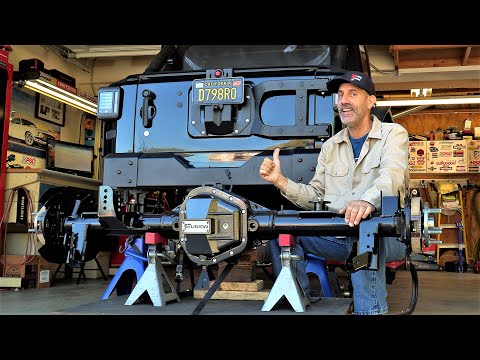 Видео: Модернизация моста Dana 60 Jeep с болтами — полная установка и тест-драйв Fusion Semi Float 60