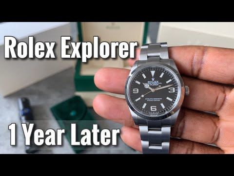Видео: Rolex Explorer: обзор спустя год. Есть одна причина, по которой они не идеальны 👎🏾