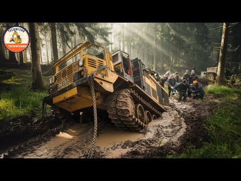 Видео: Рискованные приключения лесовоза, опасная местность и драматические спасения #50