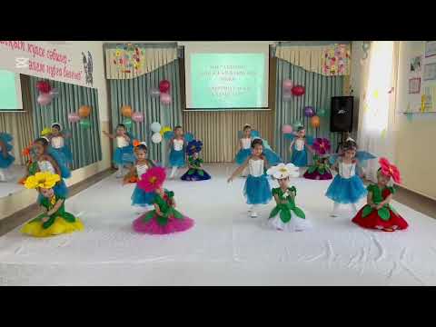 Видео: "Өнеріміз саған -Қазақстан!" байқауы. Шымкент қ,  №46 "Ақбөпе" б/б. "Гүл-көбелек" биі