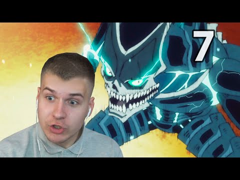 Видео: 9-ый Против 8-го | 7 серия Кайдзю №8 | Реакция на аниме