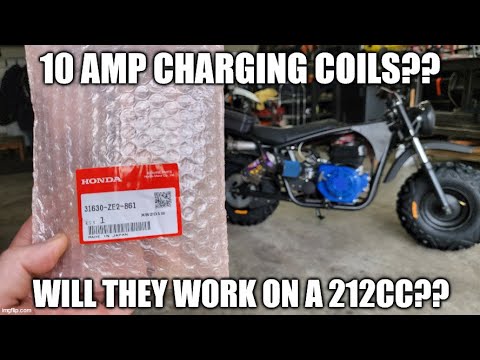 Видео: Mega Moto 212 Часть 14 (зарядные катушки Honda, фильтр K&N и сухой зарядник)