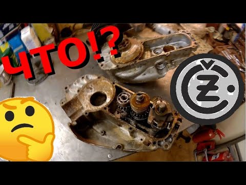 Видео: Cezet 150 Устройство двигателя | Что курили инженеры !?