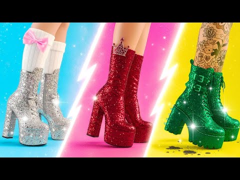 Видео: Diamond Girl 💎 VS Ruby Girl ❤️ VS Emerald Girl 💚 | Эпический Beauty-челлендж! 🎒