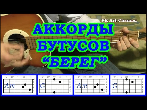 Видео: БЕРЕГ Аккорды 🎸 НАУТИЛУС ПОМПИЛИУС Ю-Питер Вячеслав БУТУСОВ ♪ Разбор песни на гитаре ♫ ГИТАРНЫЙ БОЙ