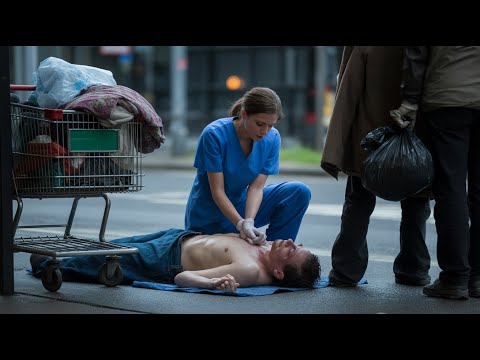 Видео: Медсестру уволили за спасение бездомного — через 24ч у её двери встали 50 «Бентли».