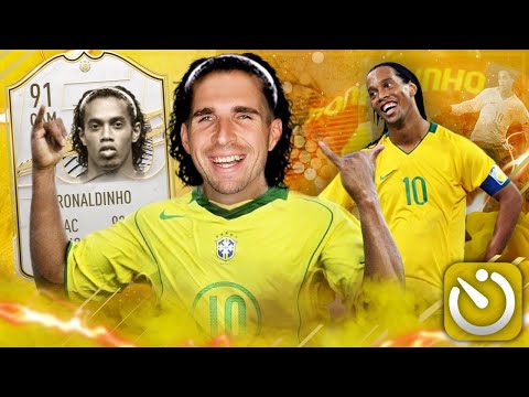 Видео: РОНАЛДИНЬО В СОСТАВЕ ЗА 5 МИНУТ FIFA 21
