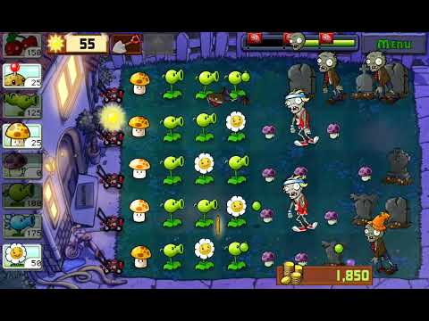 Видео: PVZ 1 adventure 2 level 14 прохождение