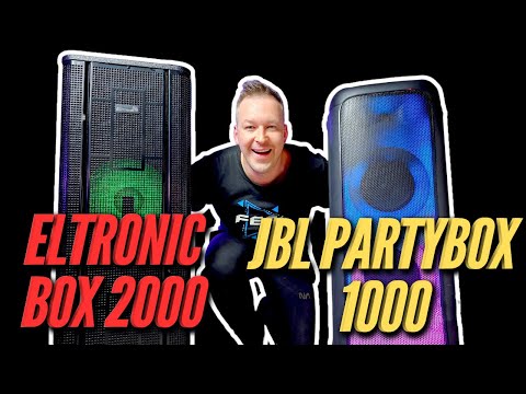 Видео: ОЧЕНЬ ГРОМКИЕ КОЛОНКИ. JBL PARTYBOX 1000 vs ELTRONIC BOX 2000 20-36