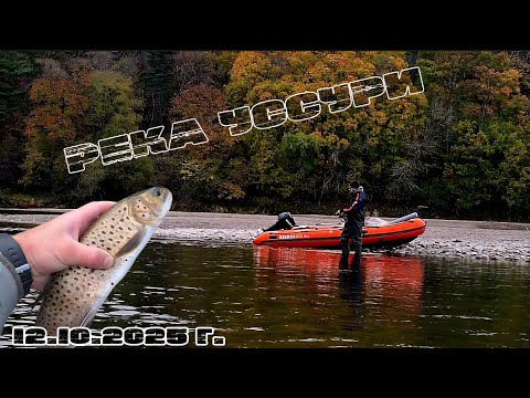 Видео: Небольшая рыбалка на реке Уссури. Ловим тайменя и ленка 