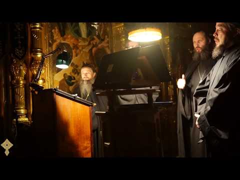 Видео: Предначинательный псалом Всенощного бдения | Хор братии Валаамского монастыря