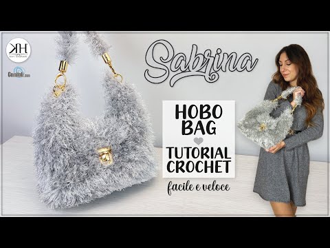 Видео: СУМКА-Хобо ВЯЗАННАЯ КРЮЧКОМ - "Сабрина" - Быстро и просто #вязание крючком ✨
