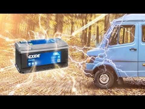 Видео: Умер аккумулятор. Мощный старт зимой. MERCEDES 308D T1