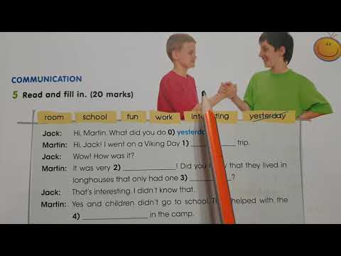 Видео: УРОК - 410: Blue Activity Book - pages 22, 23