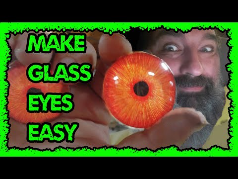 Видео: сделать стеклянные глаза