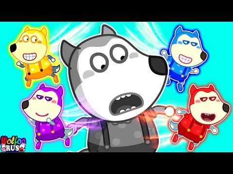 Видео: Нет, нет! Не крадите все цвета Wolfoo! | Учим цвета для детей | Wolfoo Russian