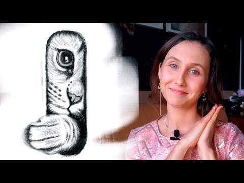 Видео: Как нарисовать кота карандашом поэтапно для начинающих - Скетч карандашом