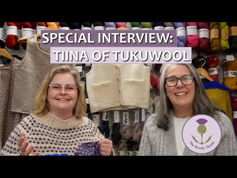 Видео: Специальное интервью Shopcast: Тиина из Tukuwool #knittingpodcast #yarn #yarnlove #knitting