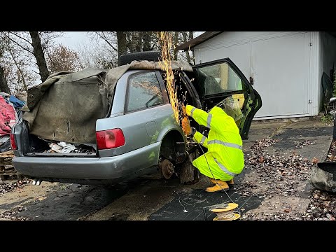 Видео: Audi 100 c4 s4 ремонт порога