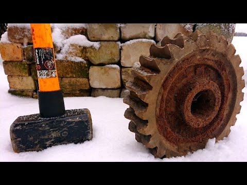 Видео: Бронза с трелёвочника. Колю 17 килограммовую звезду. Забираю огромный трос из леса