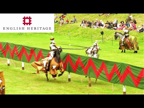 Видео: Средневековый рыцарский турнир в замке Карисбрук