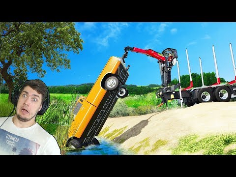 Видео: ВЫТАЩИЛИ СТАРЫЙ ПИКАП ИЗ БОЛОТА - СТРОИМ ФЕРМУ в FARMING SIMULATOR 2019
