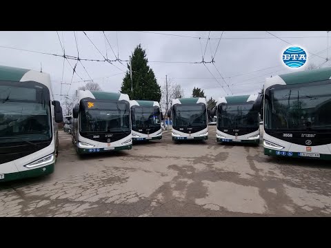 Видео: В Ст.Загора представиха първите електробуси, с които ще бъде обновен градският транспорт в града