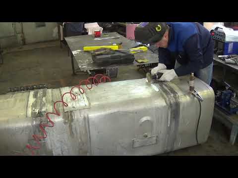 Видео: Ремонт бака MAN на 800 литров