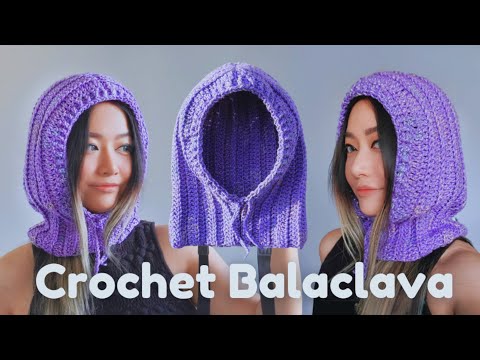 Видео: Простая вязаная крючком балаклава: как вязать для начинающих