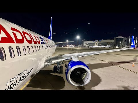 Видео: Boeing 737-800 | AJet | Москва (VKO) — Стамбул (SAW) | Полный Полёт | 4К