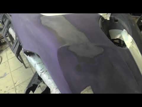 Видео: Nissan Qashqai. Ремонт переднего крыла и бампера. Окраска.