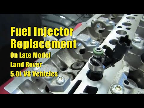 Видео: 5,0-литровые топливные форсунки для последних моделей автомобилей Land Rover 5,0 л V8