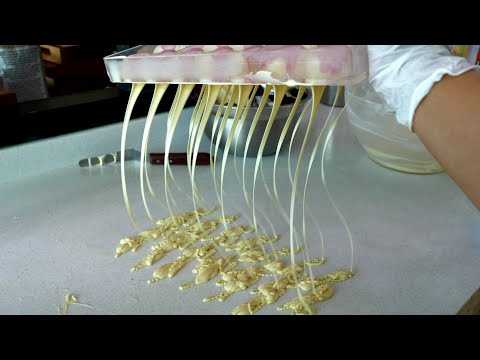 Видео: Удивительный процесс изготовления шоколада в пастельных тонах от мастера шоколада ручной работы