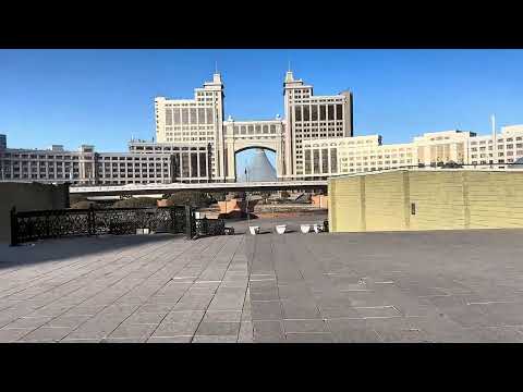 Видео: Прогулка по Астане в октябре / Walking through Astana in October