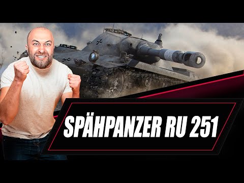 Видео: Spähpanzer Ru 251 / 3 ОТМЕТКИ ЗА СТРИМ С 0%