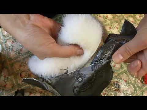 Видео: Как поменять подклад на шапке из меха?