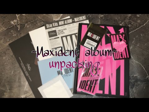 Видео: ♡ Maxident SKZ unpacking ♡ 🪄💘||распаковка альбома Максидент stray kids🥹🤲🏼