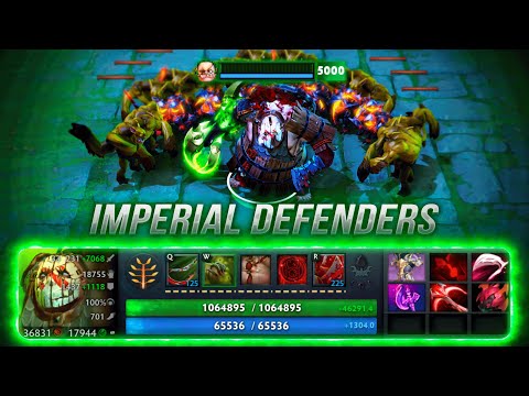 Видео: ХАРДКОР режим на Пудже в IMPERIAL DEFENDERS DOTA 2