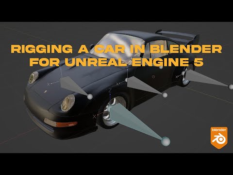 Видео: Создание анимации транспортного средства/автомобиля в Blender для Unreal Engine 5