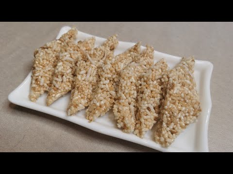 Видео: Десерт из воздушного риса, присыпка для гадюри