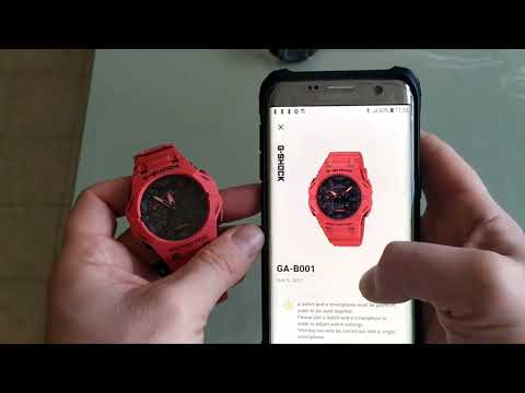 Видео: Casio G-Shock GA-B001 и GA-2100.  Приложение Casio watches