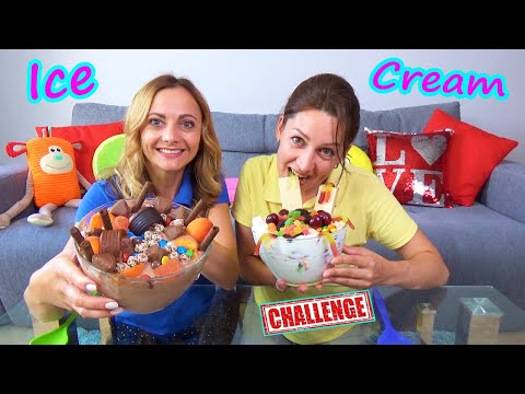 Видео: МОРОЖЕНОЕ Челлендж с моей НАГЛОЙ ПОДРУГОЙ Ice Cream Challenge Инна vs Люда