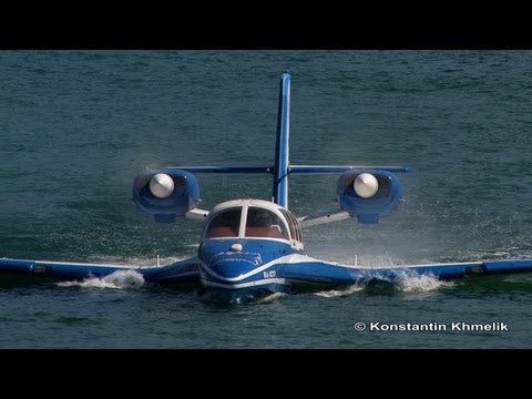 Видео: гидросамолет амфибия Бериев Бе-103 Гидроавиасалон 2010